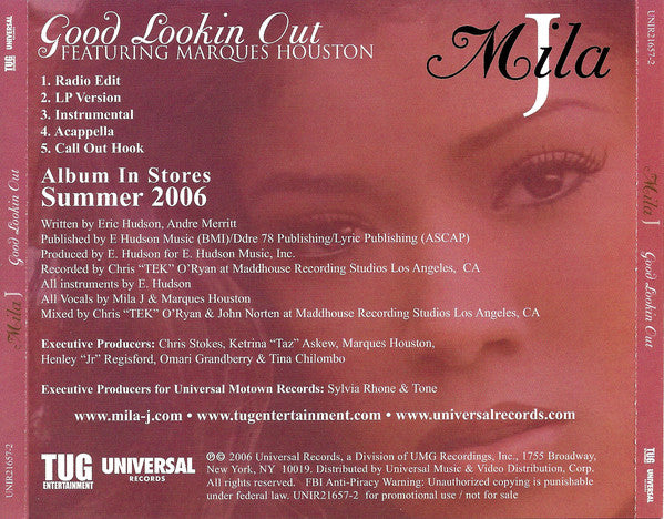 Mila J: Good Lookin Out Promo