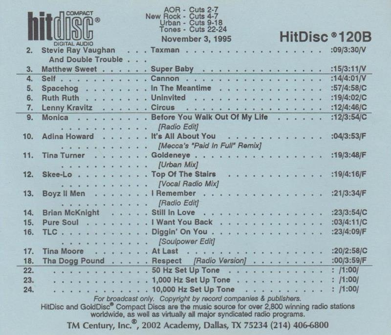 HitDisc 120B Promo