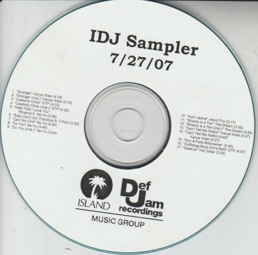 IDJ Sampler: 7/27/07 Promo