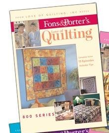 Fons & Porter's Love Of Quilting: 800 Series 2-Disc Set