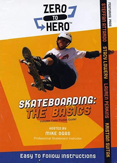 Zero To Hero Skateboarding: The Basics w/ Color Pocket Guide