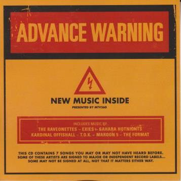 MTV Advance Warning w/ Artwork
