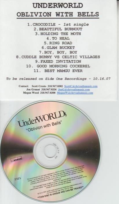 Underworld: Oblivion With Bells Promo