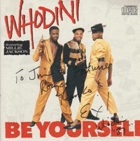 Whodini: Be Yourself Autographed Promo w/ Artwork