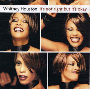 Whitney Houston: It's Not Right But It's Okay  ASCD-3641 Promo w/ Artwork