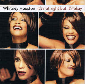 Whitney Houston: It's Not Right But It's Okay  ASCD-3641 Promo w/ Artwork
