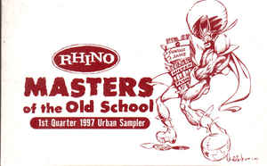Rhino Masters Of The Old School: 1st Quarter 1997 Urban Sampler Promo w/ Artwork