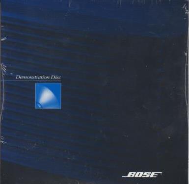 Bose 2002 Demonstration Disc Promo w/ Artwork
