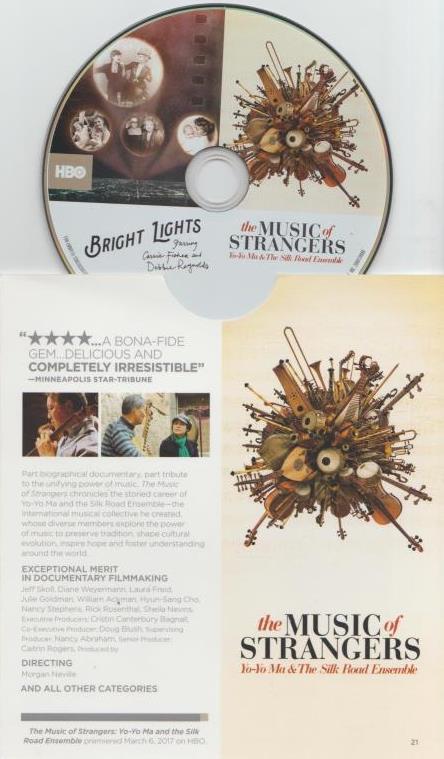 The Music Of Strangers & Bright Lights: For Your Consideration