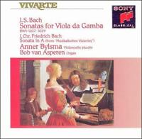 J.S. Bach: Sonatas For Viola Da Gamba w/ Artwork