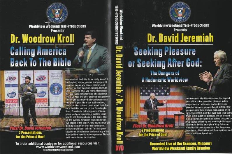 David Jeremiah Seeking Pleasure Or Seeking After God & Calling America Back To The Bible