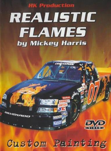 Realistic Flames By Mickey Harris: Custom Painting