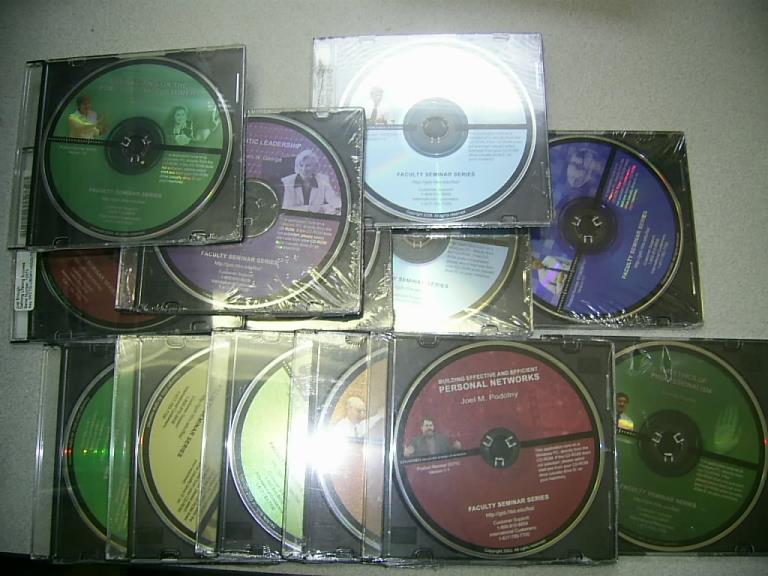 Faculty Seminar Series Bulk Lot 13 CD Set