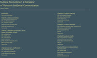Cultural Encounters In Cyberspace: A Workbook For Gobal Communication 2nd