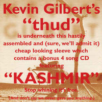 Kevin Gilbert: Thud: Kashmir Promo w/ Artwork