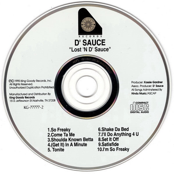 D' Sauce: Lost 'N D' Sauce
