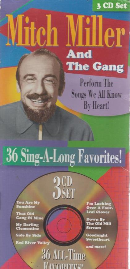 Mitch Miller And The Gang: 36 Sing-Along Favorites 3-Disc Set w/ Artwork - NeverDieMedia
