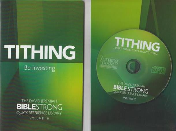 The David Jeremiah Bible Strong Living Library: Tithing: Be Investing Volume 10 w/ CD & Book