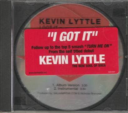 Kevin Lyttle: I Got It Promo w/ Artwork