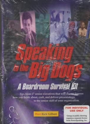 Speaking To The Big Boys: A Boardroom Survival Kit