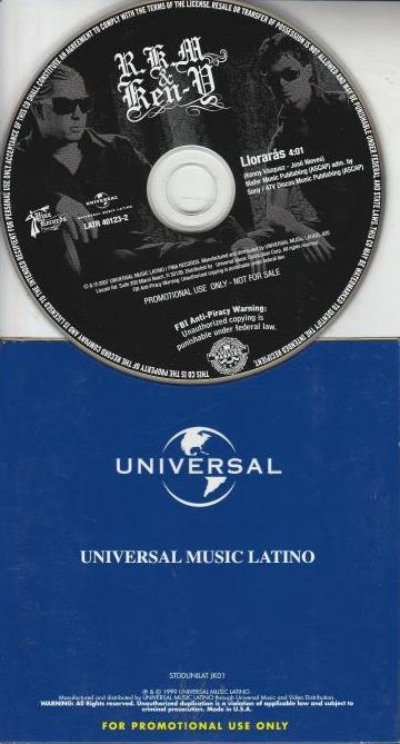 R.K.M & Ken-Y: Lloraras Promo w/ Artwork