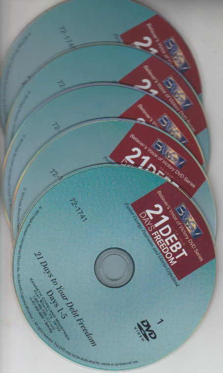 21 Days To Your Debt Freedom 5-Disc Set, No Artwork