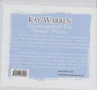 Encouragement For Pastors' Wives