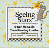 Seeing Stars: Star Words: Timed Reading Practice: Most Frequent 251-300 Words Disk 6