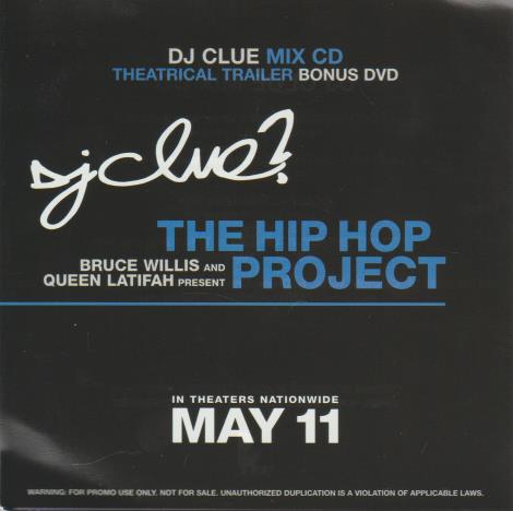 DJ Clue: The Hip Hop Project 2-Disc Set Promo w/ Artwork