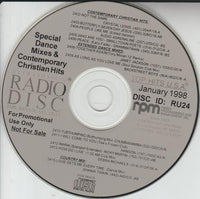 Ultrasonic-Q Radio Disc: Special Dance Mixes & Contemporary Christian Hits Promo w/ Artwork