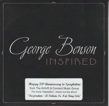 George Benson: Inspired Promo w/ Artwork