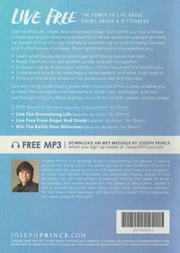 Live Free: The Power To Live Above Doubt, Anger & Bitterness By Joseph Prince 3-Disc Set