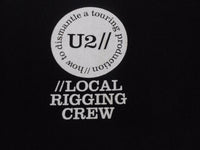 U2: How To Dismantle A Touring Production Local Rigging Crew T-Shirt XL