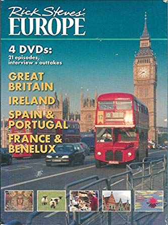 Rick Steves' Europe: Great Britain, Ireland, Spain & Portugal, France & Benelux 4-Disc Set