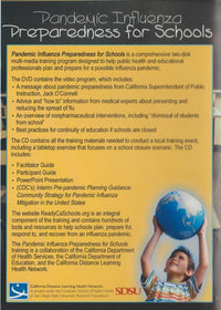 Pandemic Influenza: Preparedness For Schools 2-Disc Set