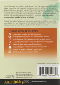 Focus: A 6-Lesson Study On The Book Of Colossians 2-Disc Set CD & DVD