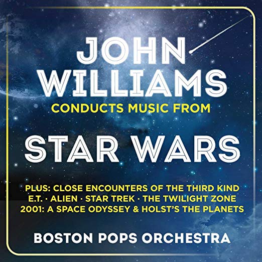 John Williams Conducts Music From Star Wars w/ Artwork