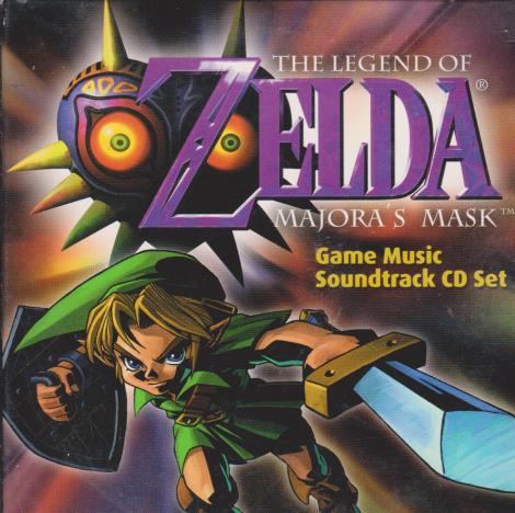 The Legend Of Zelda: Majora’s Mask Game Music Soundtrack CD Set w/ Artwork