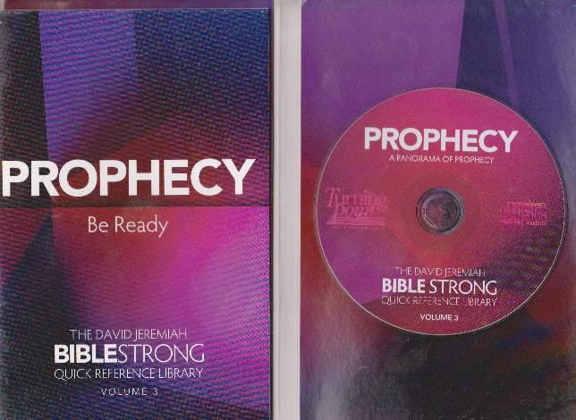 The David Jeremiah Bible Strong Living Library: Prophecy: A Panorama Of Prophecy Volume 3 w/ CD & Book
