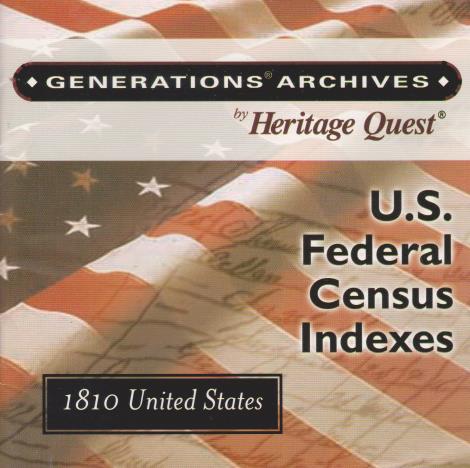 Generations Archives: 1810 U.S. Federal Census