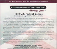 Generations Archives: 1810 U.S. Federal Census