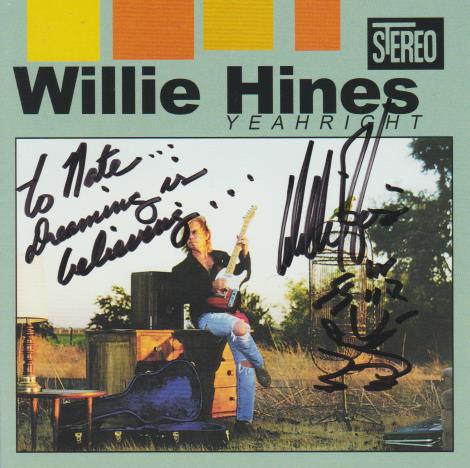 Willie Hines: Yeahright w/ Autographed Artwork