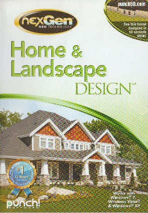 Punch! Home & Landscape Design 16 w/ Manual