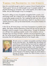 Taking The Prophetic To The Streets