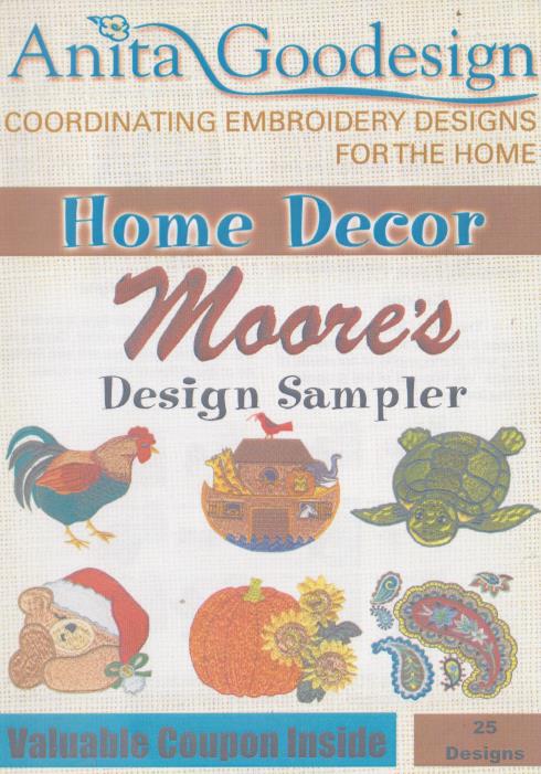Anita Goodesign Home Decor: Moore's Design Sampler Vol. 2