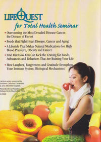 A Life Quest For Total Health Seminar 5 DVDs