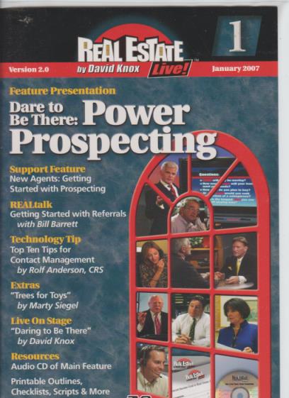 Real Estate Live! Dare To Be There: Power Prospecting Version 2 2-Disc Set - NeverDieMedia