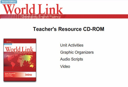 World Link: Developing English Fluency: Intro: Teacher's Resources CD-ROM 2nd