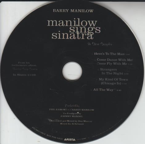Barry Manilow: Manilow Sings Sinatra: In Store Sampler Promo
