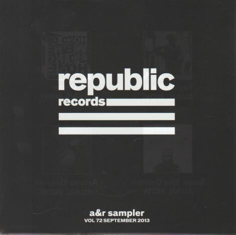 A&R Sampler Volume 72 September 2013 Promo w/ Artwork